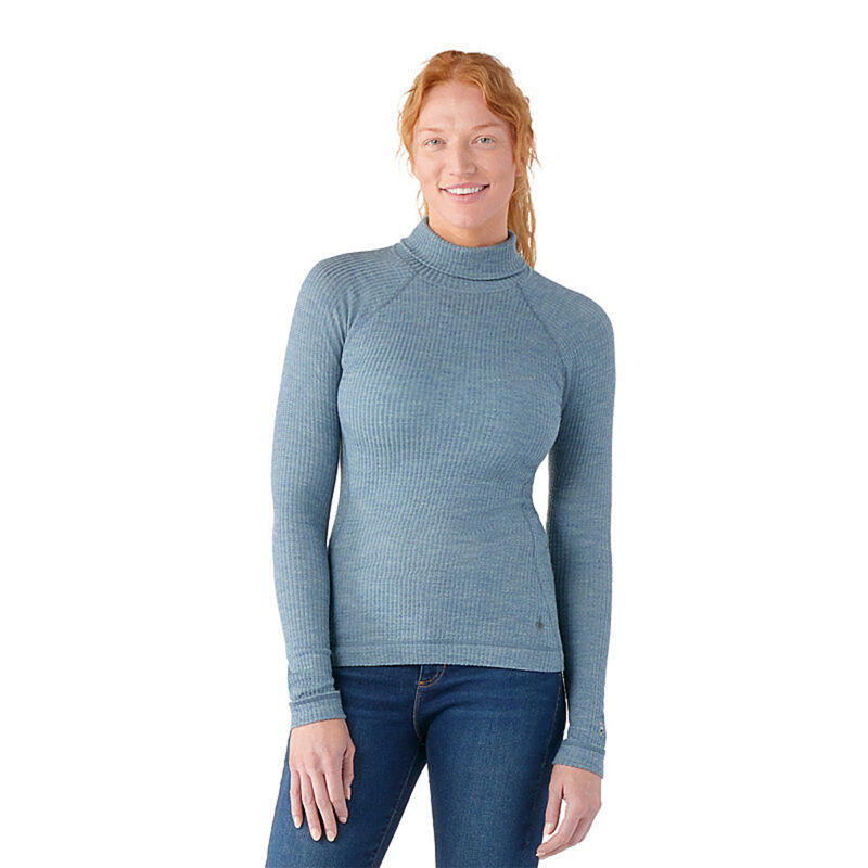 Smartwool Thermal Merino Rib Turtleneck Womens image number 0